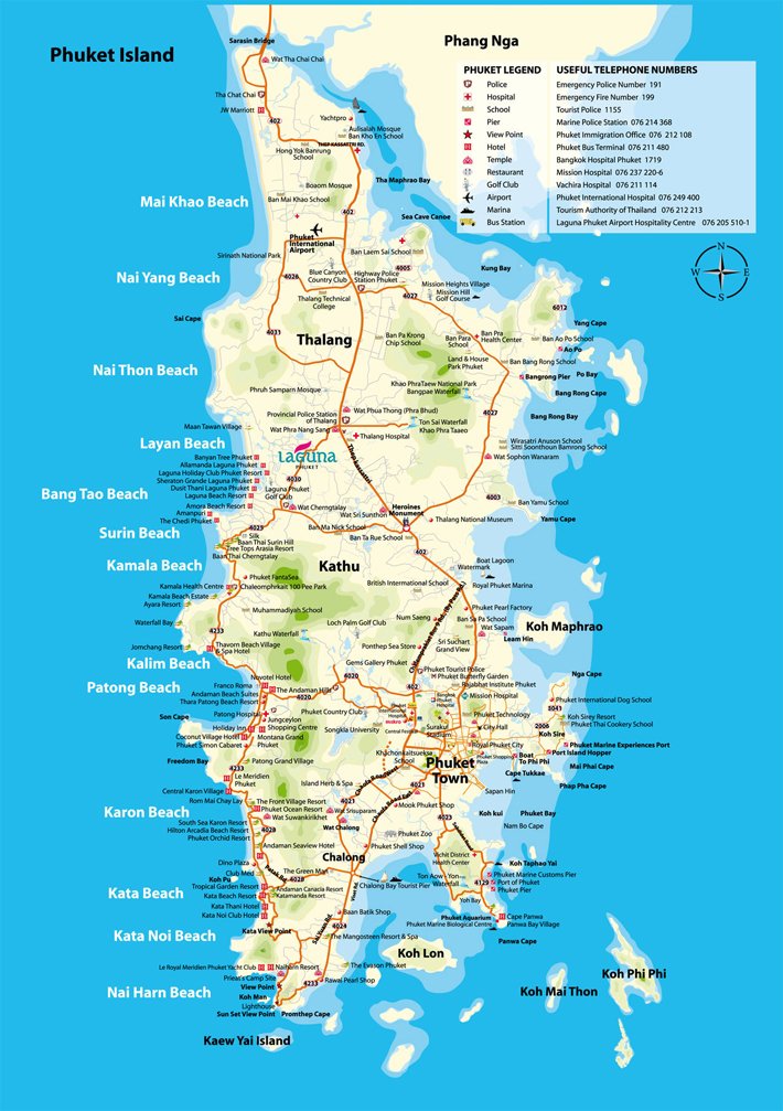 Phuket Map